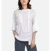 Große Größen HELMIDGE 3/4-Arm-Shirt Bluse In Weiss Günstig Kaufen