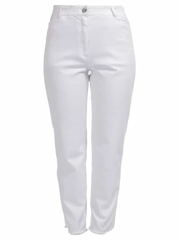 Große Größen HELMIDGE 7/8-Hose In Schmalem Schnitt In Weiss Günstig Kaufen – Bild 6