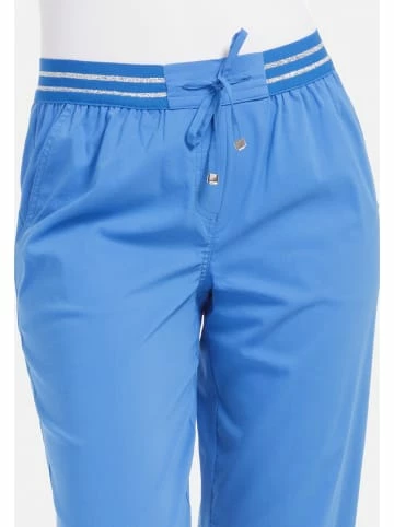 Große Größen HELMIDGE 7/8-Hose Mit Glitzereffekt In Blau Günstig Kaufen – Bild 2