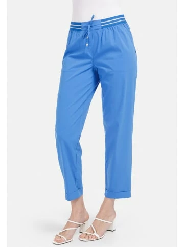 Große Größen HELMIDGE 7/8-Hose Mit Glitzereffekt In Blau Günstig Kaufen – Bild 3