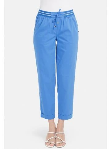 Große Größen HELMIDGE 7/8-Hose Mit Glitzereffekt In Blau Günstig Kaufen