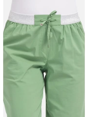 Große Größen HELMIDGE 7/8-Hose Mit Glitzereffekt In Hellgrun Günstig Kaufen – Bild 2