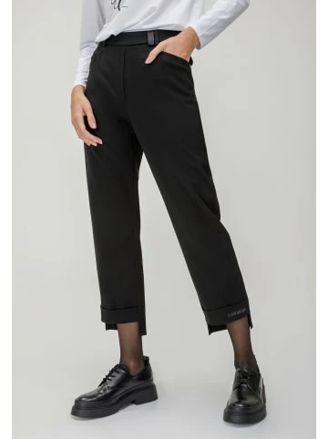 Große Größen HELMIDGE 7/8-Hose Straight Black In Schwarz Günstig Kaufen