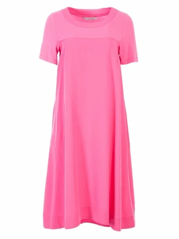 Große Größen HELMIDGE A-Linien-Kleid Aus Leichtem Material In Rosa Günstig Kaufen – Bild 6