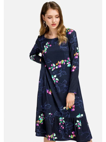Große Größen HELMIDGE A-Linien-Kleid Dress In Dunkel Blau Günstig Kaufen – Bild 2
