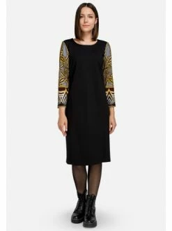 Große Größen HELMIDGE A-Linien-Kleid Dress In Schwarz Günstig Kaufen