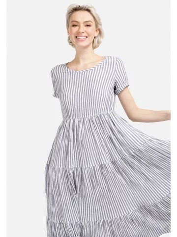 Große Größen HELMIDGE A-Linien-Kleid Maxikleid In Hellgrau Günstig Kaufen – Bild 4