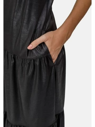 Große Größen HELMIDGE A-Linien-Kleid Maxikleid In Schwarz Günstig Kaufen – Bild 3