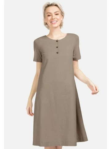 Große Größen HELMIDGE A-Linien-Kleid Midikleid In Beige Günstig Kaufen – Bild 4
