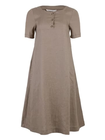 Große Größen HELMIDGE A-Linien-Kleid Midikleid In Beige Günstig Kaufen – Bild 7