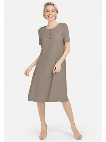 Große Größen HELMIDGE A-Linien-Kleid Midikleid In Beige Günstig Kaufen – Bild 2