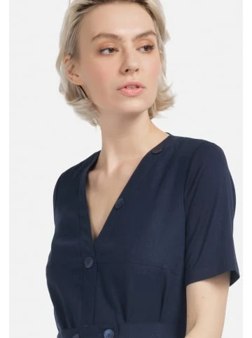 Große Größen HELMIDGE A-Linien-Kleid Midikleid In Blau Günstig Kaufen – Bild 4