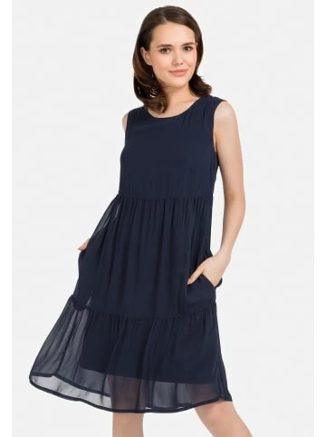 Große Größen HELMIDGE A-Linien-Kleid Midikleid In Dunkel Blau Günstig Kaufen – Bild 4