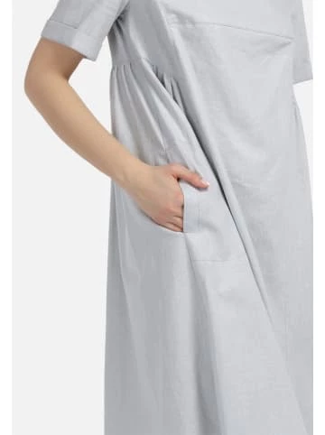 Große Größen HELMIDGE A-Linien-Kleid Midikleid In Hellgrau Günstig Kaufen – Bild 3