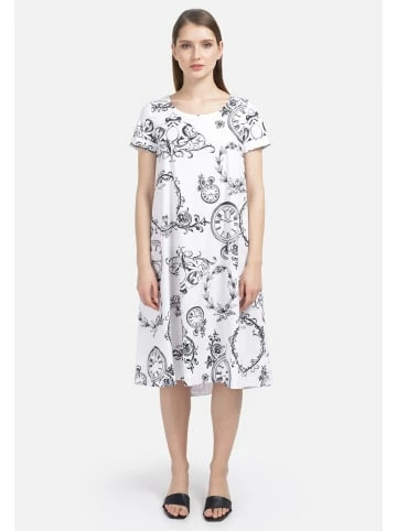 Große Größen HELMIDGE A-Linien-Kleid Midikleid In Weiss Günstig Kaufen