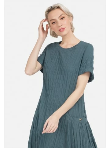 Große Größen HELMIDGE A-Linien-Kleid Sommerkleid In Dunkel Grun Günstig Kaufen – Bild 2