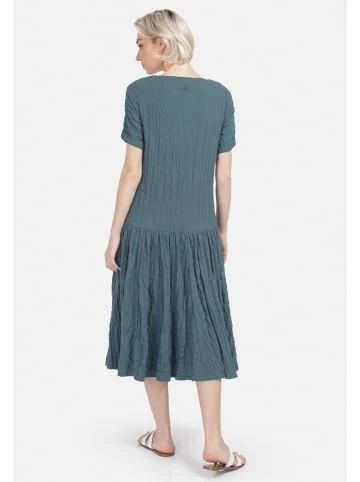 Große Größen HELMIDGE A-Linien-Kleid Sommerkleid In Dunkel Grun Günstig Kaufen – Bild 4