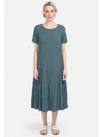 Große Größen HELMIDGE A-Linien-Kleid Sommerkleid In Dunkel Grun Günstig Kaufen