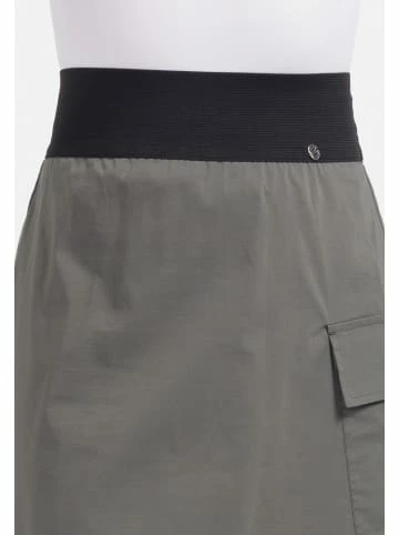 Große Größen HELMIDGE A-Linien-Rock Midirock In Khaki Günstig Kaufen – Bild 2