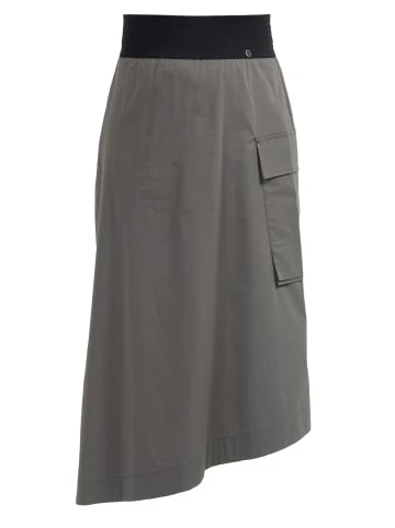 Große Größen HELMIDGE A-Linien-Rock Midirock In Khaki Günstig Kaufen – Bild 6