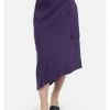 Große Größen HELMIDGE A-Linien-Rock Midirock In Lila Günstig Kaufen