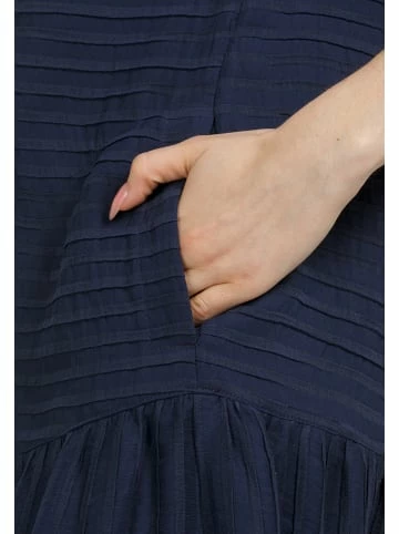 Große Größen HELMIDGE Ballonkleid In Midi-Länge In Dunkel Blau Günstig Kaufen – Bild 6