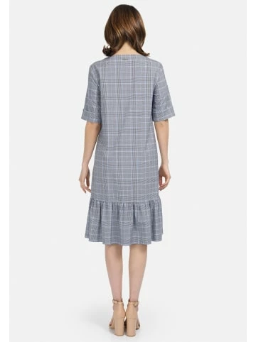 Große Größen HELMIDGE Ballonkleid In Midi-Länge In Grau-hellblau Günstig Kaufen – Bild 5