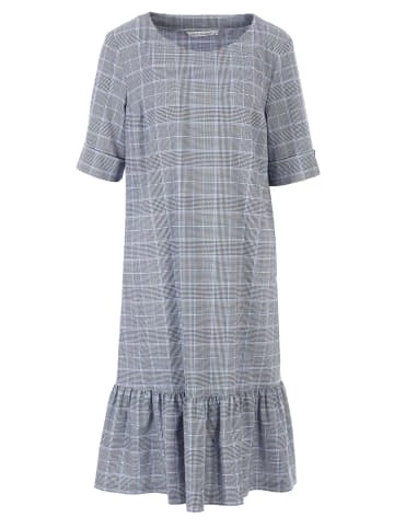 Große Größen HELMIDGE Ballonkleid In Midi-Länge In Grau-hellblau Günstig Kaufen – Bild 7