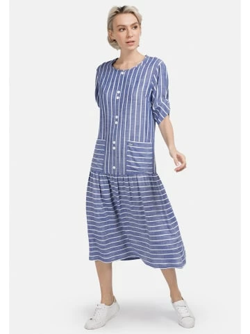 Große Größen HELMIDGE Ballonkleid Mit Volant In Hellblau Günstig Kaufen – Bild 2