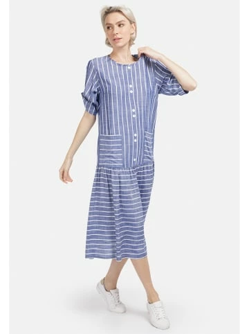 Große Größen HELMIDGE Ballonkleid Mit Volant In Hellblau Günstig Kaufen – Bild 4