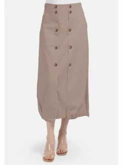 Große Größen HELMIDGE Ballonrock Maxirock In Beige Günstig Kaufen