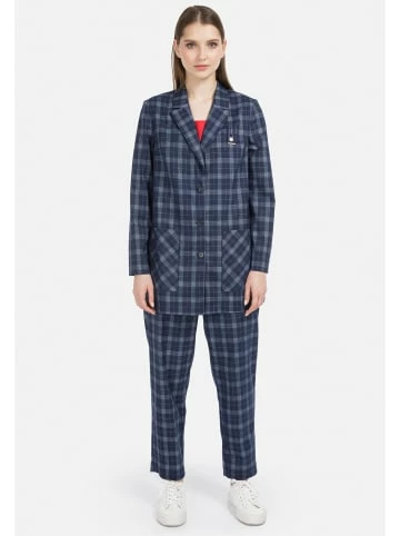 Große Größen HELMIDGE Blazer Blazer In Blau Weiss Günstig Kaufen