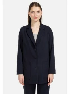 Große Größen HELMIDGE Blazer Blazer In Dunkel Blau Günstig Kaufen