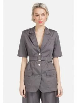 Große Größen HELMIDGE Blazer Blazer In Dunkel Grau Günstig Kaufen