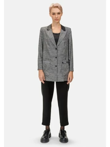 Große Größen HELMIDGE Blazer Blazer In Schwarz Grau Günstig Kaufen