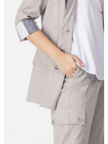 Große Größen HELMIDGE Blazer Leichter Blazer In Beige Günstig Kaufen – Bild 4