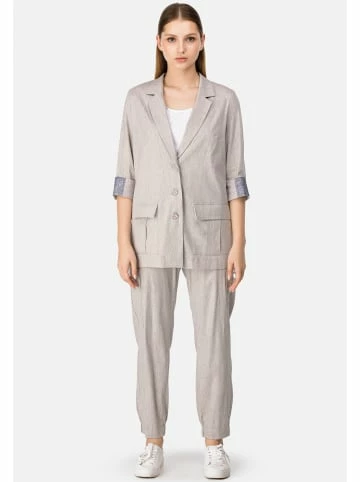 Große Größen HELMIDGE Blazer Leichter Blazer In Beige Günstig Kaufen