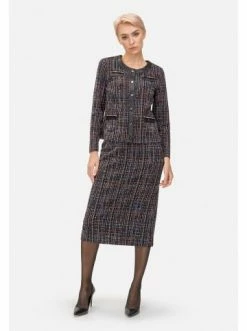 Große Größen HELMIDGE Bleistiftrock Midikleid In Schwarz Günstig Kaufen