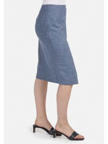 Große Größen HELMIDGE Bleistiftrock Midirock In Grau Blau Günstig Kaufen – Bild 3