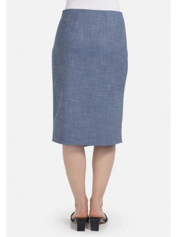 Große Größen HELMIDGE Bleistiftrock Midirock In Grau Blau Günstig Kaufen – Bild 4