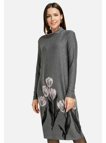 Große Größen HELMIDGE Blusenkleid Dress In Grau Günstig Kaufen – Bild 2