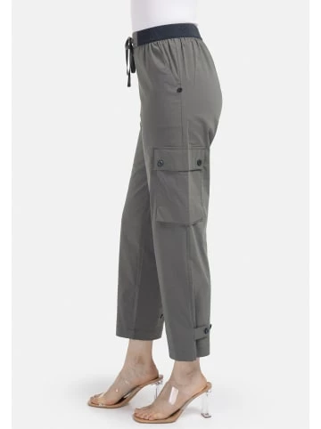 Große Größen HELMIDGE Cargohose Mit Elastischen Bund In Khaki Günstig Kaufen – Bild 4