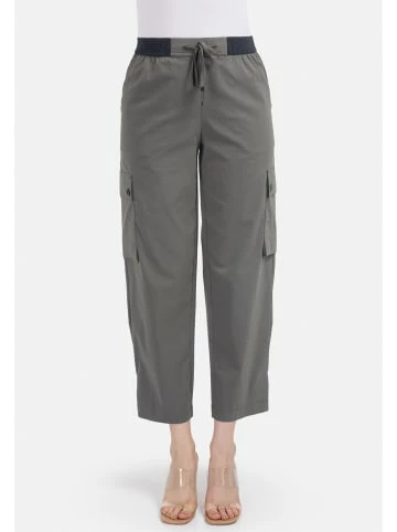 Große Größen HELMIDGE Cargohose Mit Elastischen Bund In Khaki Günstig Kaufen