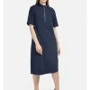 Große Größen HELMIDGE Cargokleid Midikleid In Dunkel Blau Günstig Kaufen