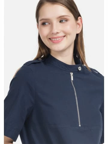 Große Größen HELMIDGE Cargokleid Midikleid In Dunkel Blau Günstig Kaufen – Bild 3