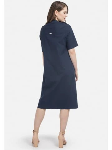 Große Größen HELMIDGE Cargokleid Midikleid In Dunkel Blau Günstig Kaufen – Bild 5