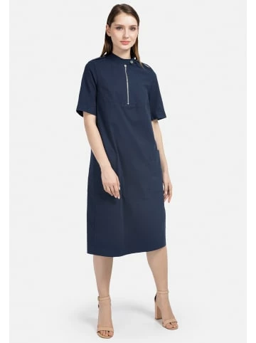 Große Größen HELMIDGE Cargokleid Midikleid In Dunkel Blau Günstig Kaufen