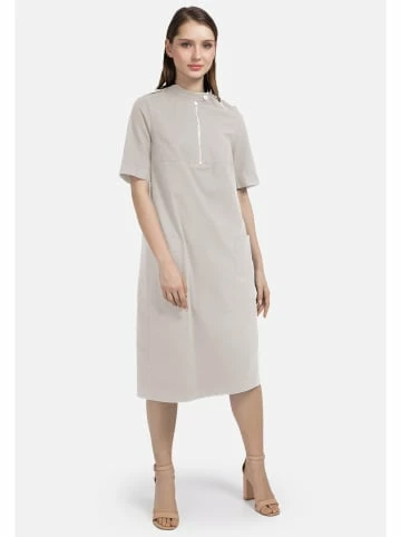 Große Größen HELMIDGE Cargokleid Midikleid In Hellbeige Günstig Kaufen