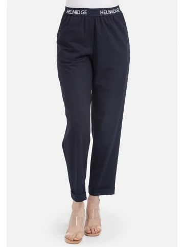 Große Größen HELMIDGE Chinohose 7/8 Hose In Dunkel Blau Günstig Kaufen