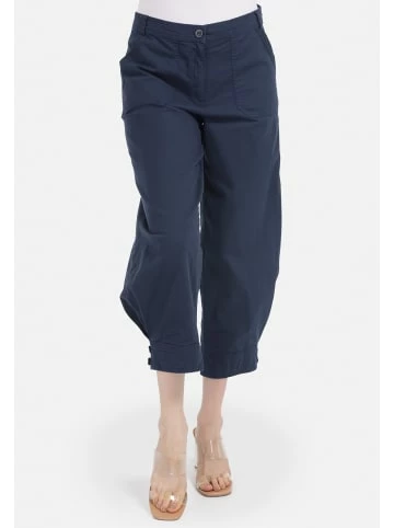 Große Größen HELMIDGE Chinohose 7/8 Hose In Dunkel Blau Günstig Kaufen